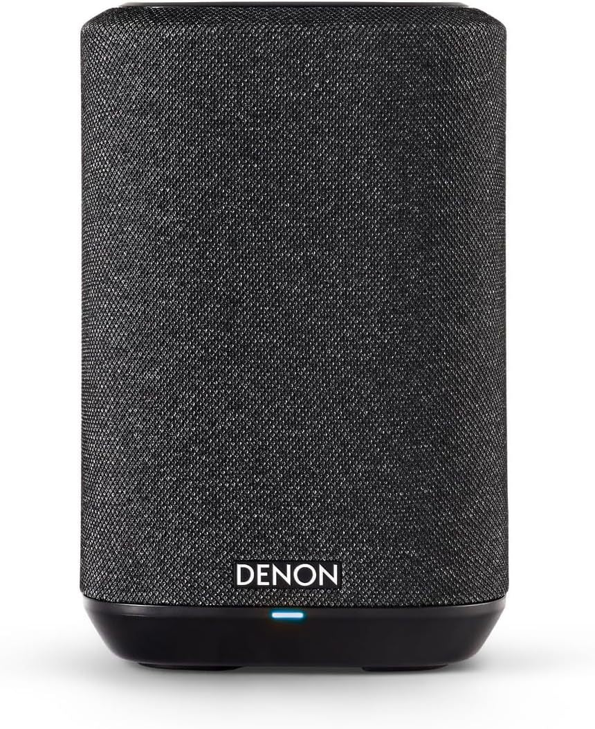 Denon Home 150 enceinte multiroom Hi-Fi avec HEOS intégré, Alexa intégrée, Wi-Fi, Bluetooth, USB, AirPlay 2, audio Hi-Res, noir
