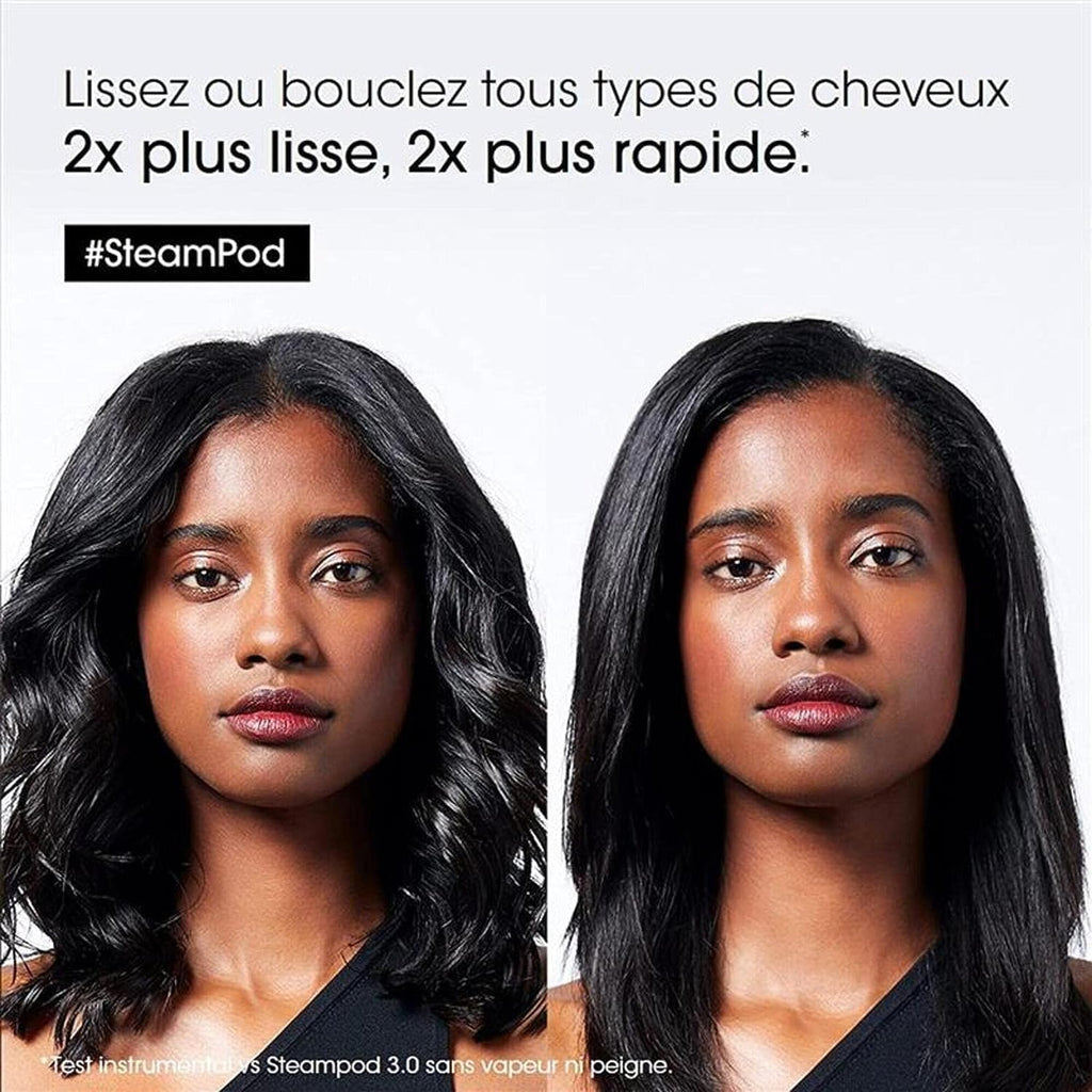 Steampod 3 - Lisseur Vapeur Professionnel 2-en-1 : Lissage & Ondulations - Céramique Fer à lisser à la technologie vapeur - Adapté à tous types de cheveux - L'Oréal Professionnel -