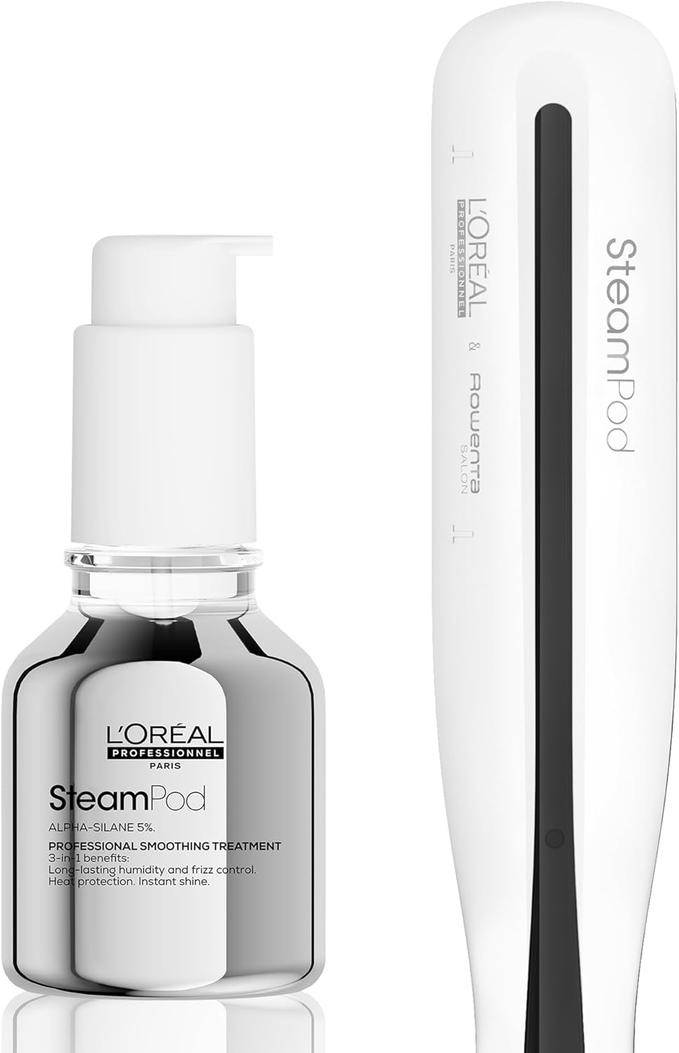 Steampod 3 - Lisseur Vapeur Professionnel 2-en-1 : Lissage & Ondulations - Céramique Fer à lisser à la technologie vapeur - Adapté à tous types de cheveux - L'Oréal Professionnel -