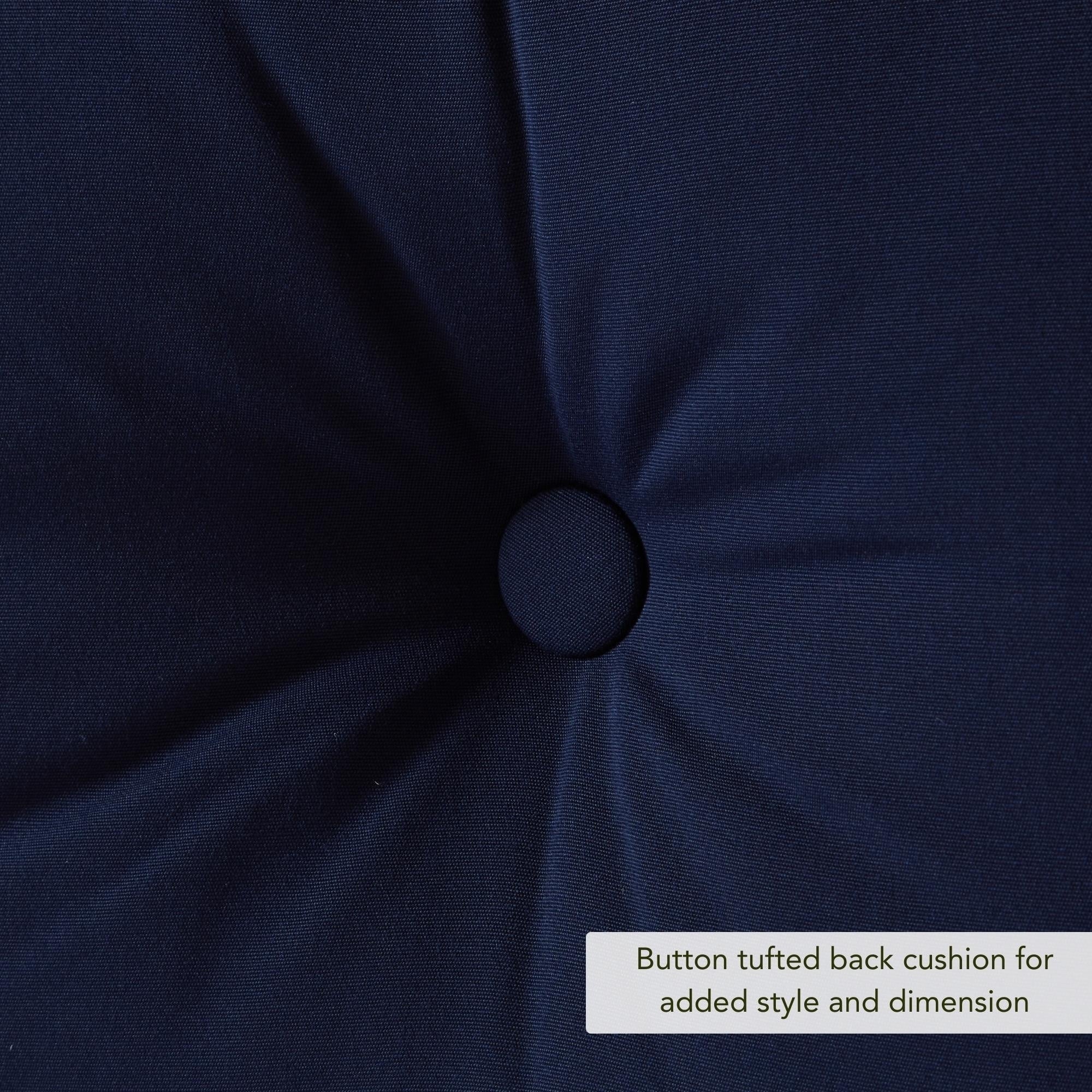 Ensemble de deux coussins d'extérieur haut de gamme Sunbrella pour assise profonde