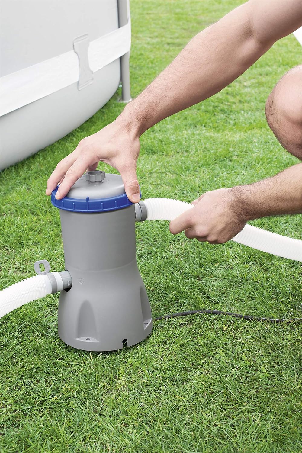 Pompe de filtration Bestway Flowclear 3.028 l/h gris