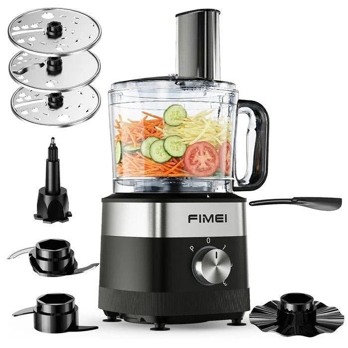 Robot multifonction - FIMEI - 11 en 1 - 1100W - 3 Vitesses - Noir