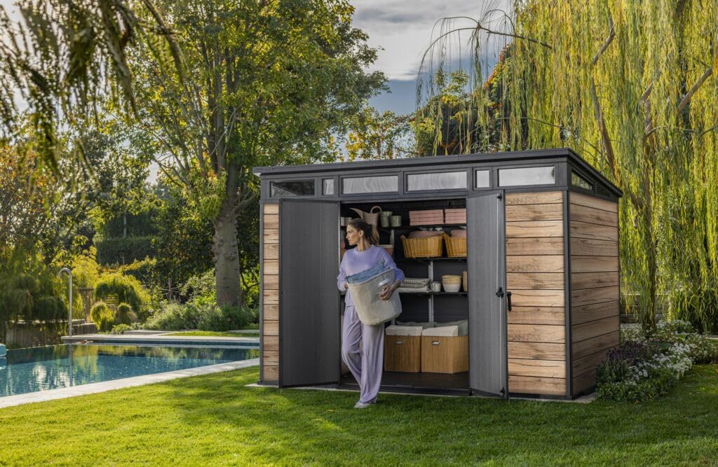 Abri de Jardin Signature 117 - Aspect Bois Douglas - 7,4m - KETER