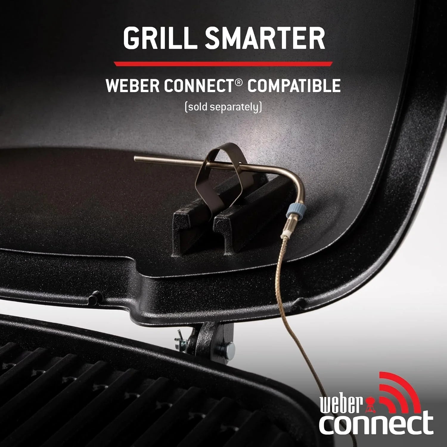 Weber Barbecue à gaz Q 1100N / Barbecue portable léger pour camping, patios et balcons avec brûleur haute efficacité, grilles en fonte émaillée et allumage électronique, noir