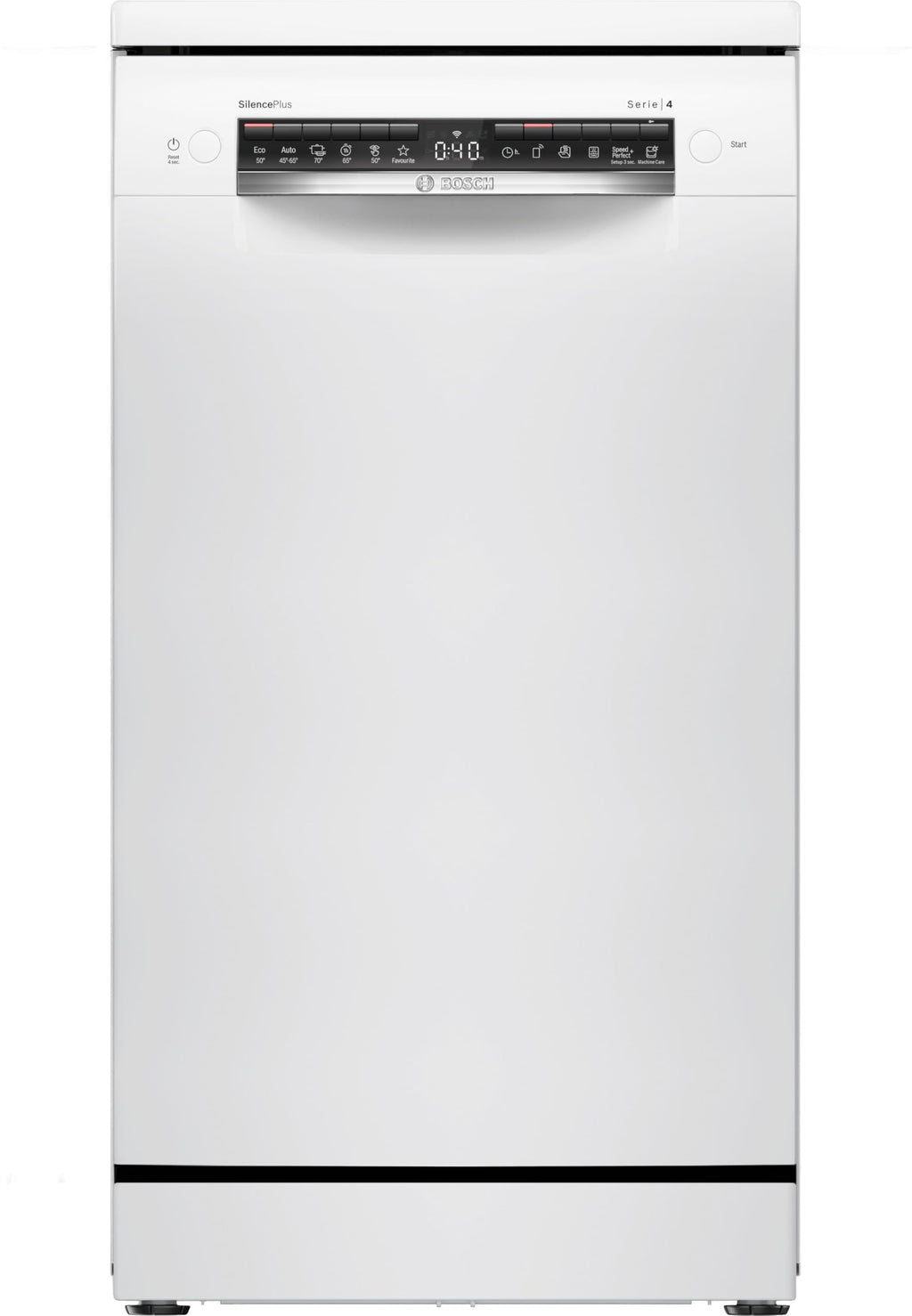 Bosch SPS4EMW24E, Série 4, Lave-vaisselle 45 cm, Pose libre, Blanc