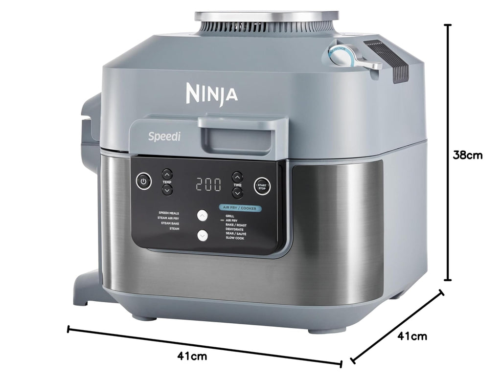 Ninja Speedi 10-en-1 Cuiseur rapide, Air Fryer, Friteuse à air et Multicuiseur, 5.7L, Repas pour 4 en 15 minutes, Vapeur, Gril, Cuire au four, Rôtir,