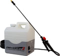 Multirex PowerJet 2 pulvérisateur électrique 12 V, portée 10 m, autonomie 5 h, pompe 5,5 bar avec pressostat, lance carbone 1,5 m, 7 buses, aspiration externe, démoussage toitures/façades