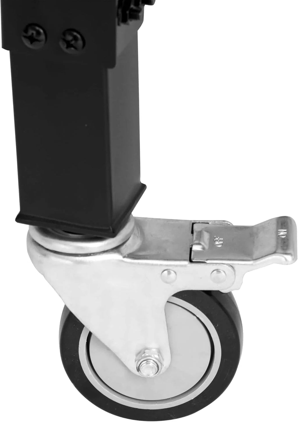 METRO PROFESSIONAL Barbecue Plancha à Gaz avec 4 Brûleurs Dayton, Acier Inoxydable, 14.8 kW, Allumage par Impulsion, 4 roulettes Pivotantes, Pliable, Noir