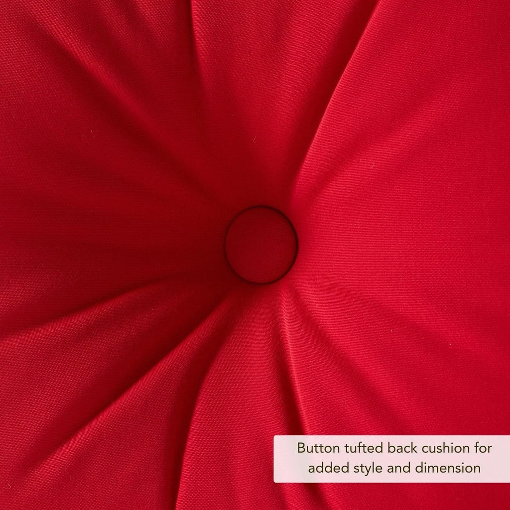 Ensemble de deux coussins d'extérieur haut de gamme Sunbrella pour assise profonde
