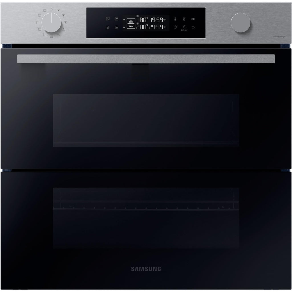 SAMSUNG Four encastrable pyrolyse NV7B45305AS dual cook flex,76 litres, wifi