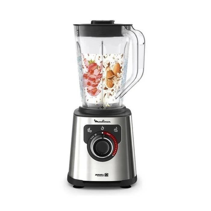 Moulinex PerfectMix + Blender haute vitesse, 1200 W, bol 2 L, Capacité utile 1,5 L, Technologie de lames Powelix