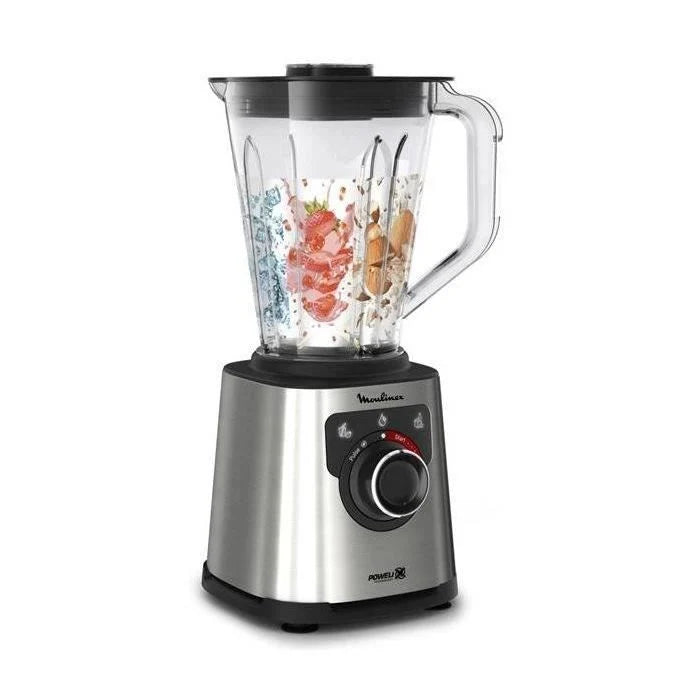 Moulinex PerfectMix + Blender haute vitesse, 1200 W, bol 2 L, Capacité utile 1,5 L, Technologie de lames Powelix