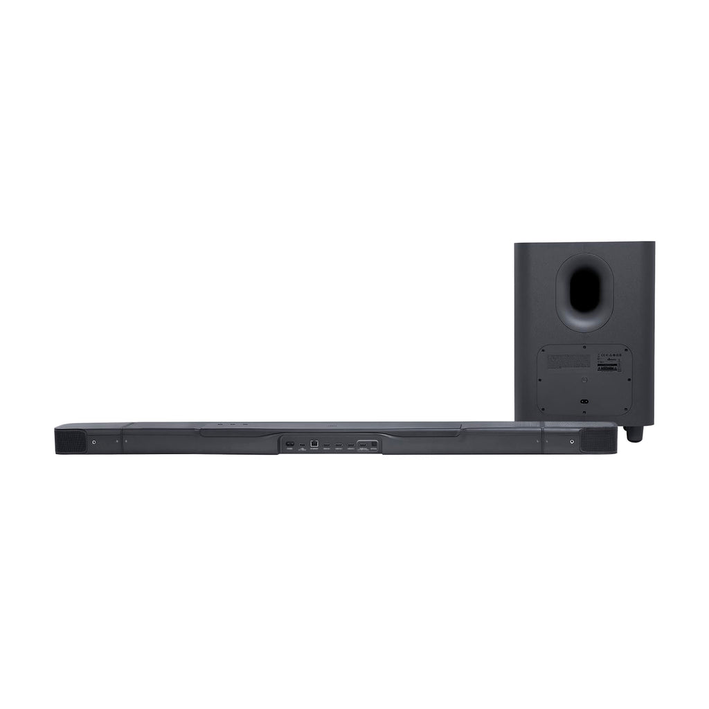 JBL Bar 1000, barre de son avec ses haut-parleurs et son caisson de basses sans fil, Son surround 3D Dolby Atmos, DTS:X et MultiBeam, connexion WiFi,