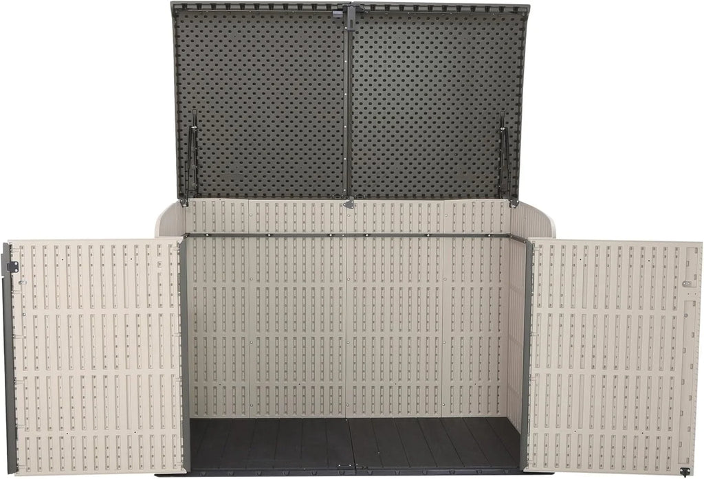 Lifetime Coffre de Rangement extérieur Tan 191,1 x 107,3 x 132,2 cm