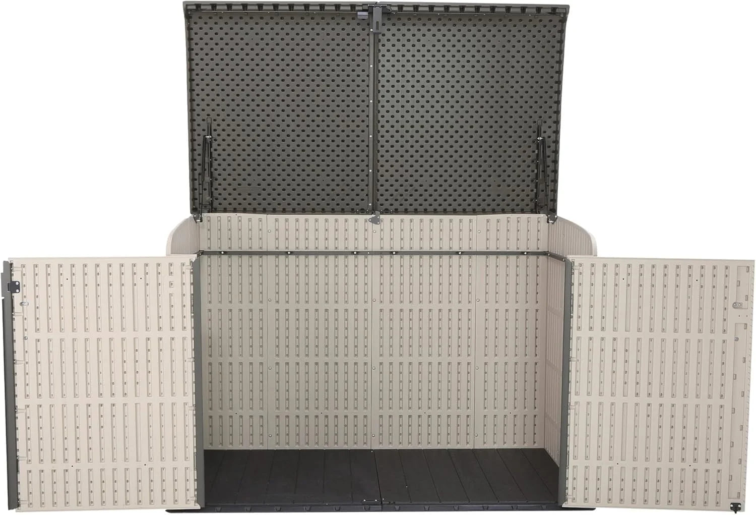 Lifetime Coffre de Rangement extérieur Tan 191,1 x 107,3 x 132,2 cm