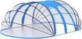 vidaXL Dôme de Piscine Ovale Couverture de Piscine Pavillon de Piscine Tente de Piscine Jardin Extérieur Arrière-Cour 620x410x210 cm