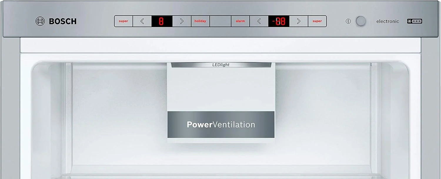 Bosch KGE398IBP - Série 6, Réfrigérateur combiné pose-libre, 201 x 60 cm, Inox anti trace de doigts