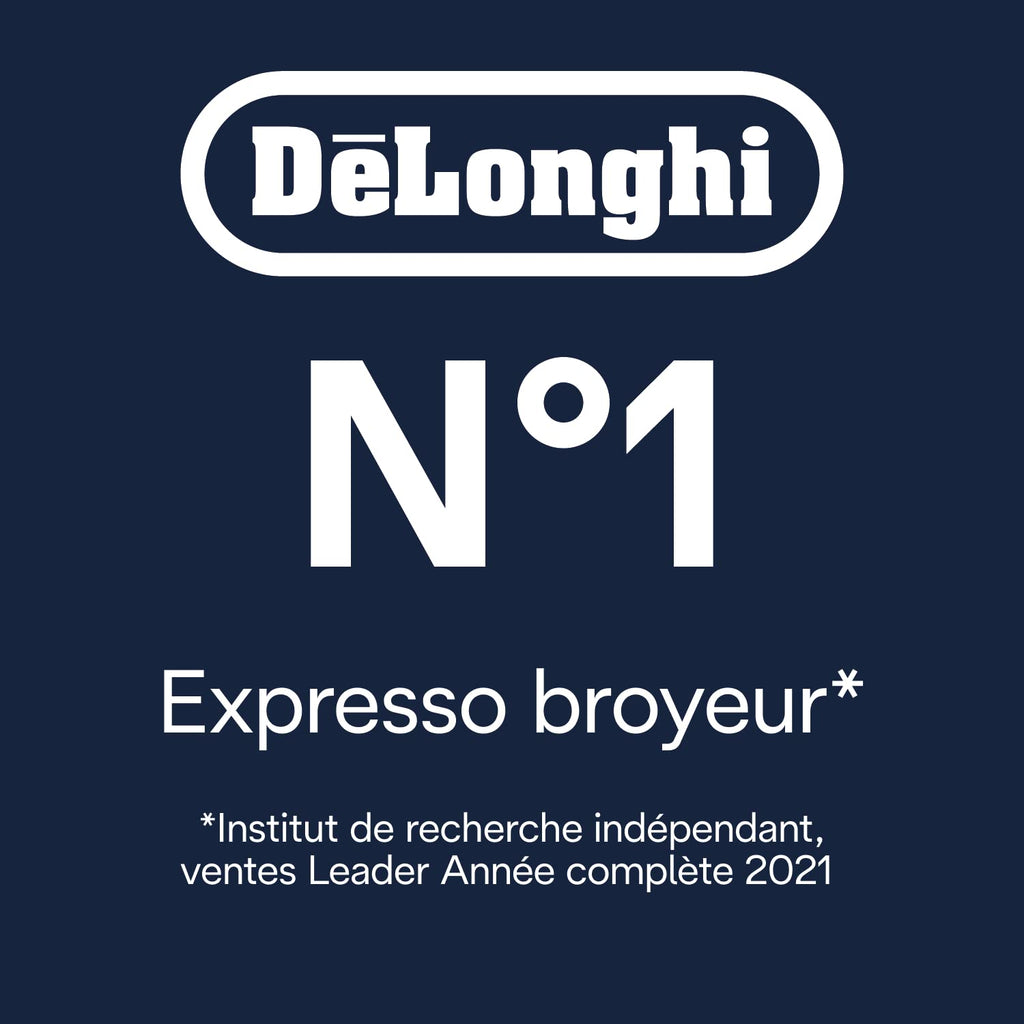 De'Longhi Magnifica Evo, Machine à Café et Cappucino avec Broyeur à Grains, ECAM292.81.B, Noir