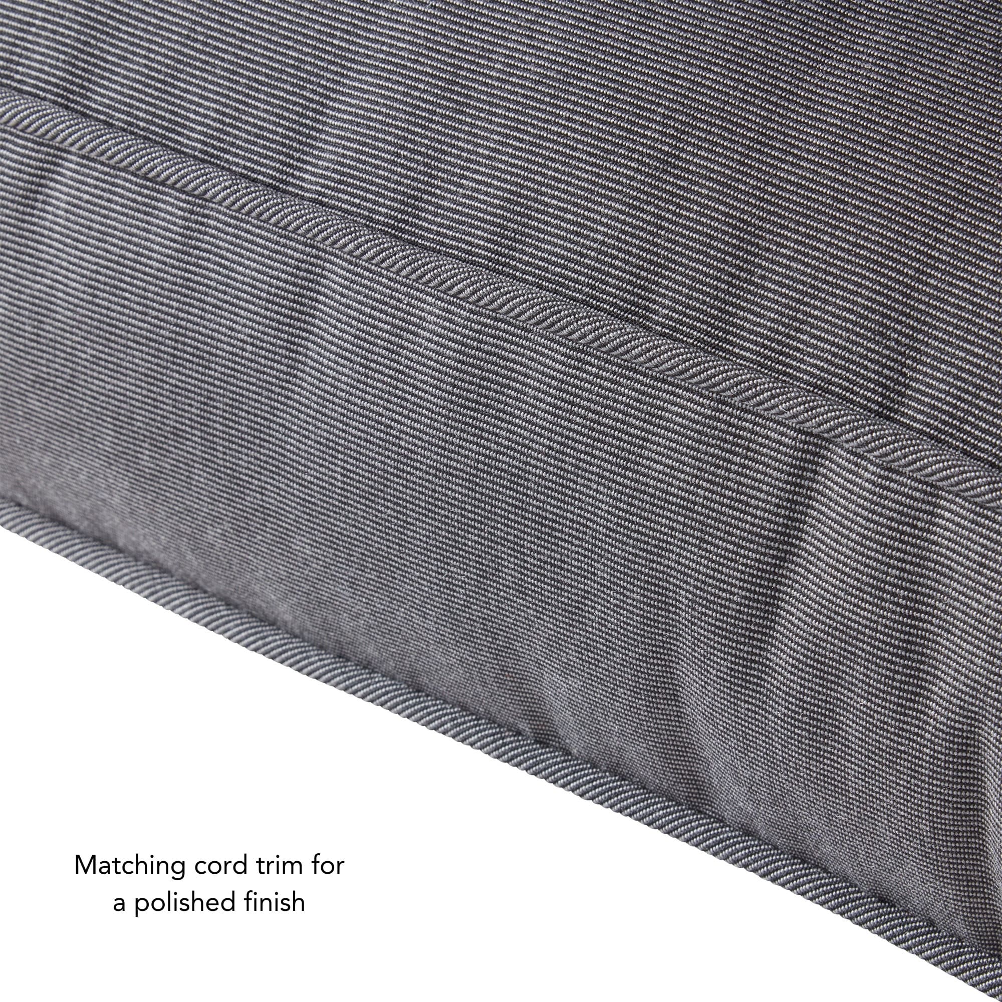 Ensemble de deux coussins d'extérieur haut de gamme Sunbrella pour assise profonde