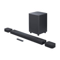 JBL Bar 1000, barre de son avec ses haut-parleurs et son caisson de basses sans fil, Son surround 3D Dolby Atmos, DTS:X et MultiBeam, connexion WiFi,