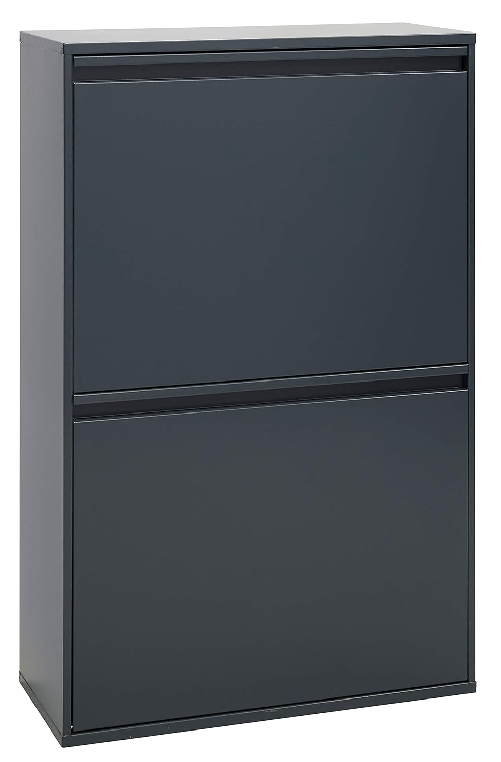 ARREGUI Basic CR604-B Poubelle de Recyclage Cuisine 4 Bacs | 4 x 17 L (68 L) | Poubelle de Tri Sélectif 4 Rangements | Meuble Poubelle en Acier avec 4 Seaux | Sac Poubelle | anthracite : Cuisine et Maison