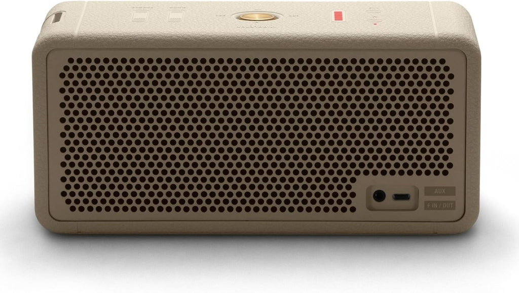 Marshall Middleton enceinte Bluetooth portable sans fil, plus de 20 heures d’autonomie, étanche IP67 – Crème
