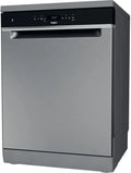 Whirlpool Lave-vaisselle, couleur inoxydable, grande capacité – WFO 3T141 X