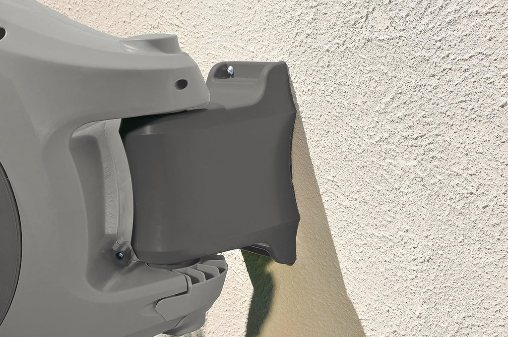 Hozelock Dévidoir Mural FlowMax AutoReel Gros débit avec Tuyau de 30m 25970000