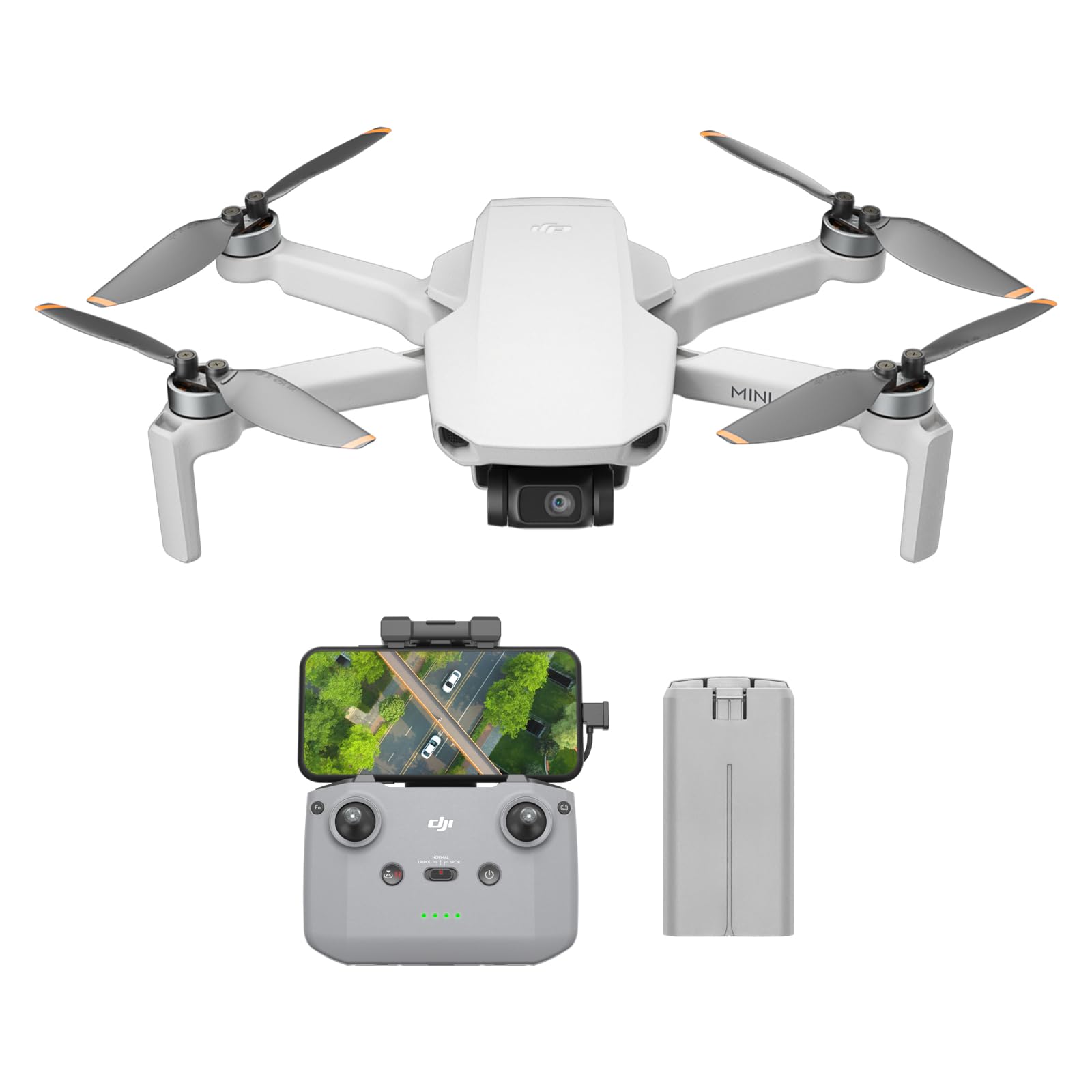 Mini 4K, Drone Caméra 4K UHD, Moins de 249 g, Stabilisation de la Nacelle à 3 Axes, Transmission Vidéo sur 10 km, Retour Auto, Résistance au Vent,