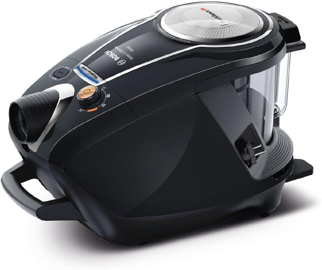 Bosch Electroménager Série 8, BGS7MS64, aspirateur traîneau sans Sac ProSilence, extrêmement Silencieux, Technologie SensorBagless et système de Netto