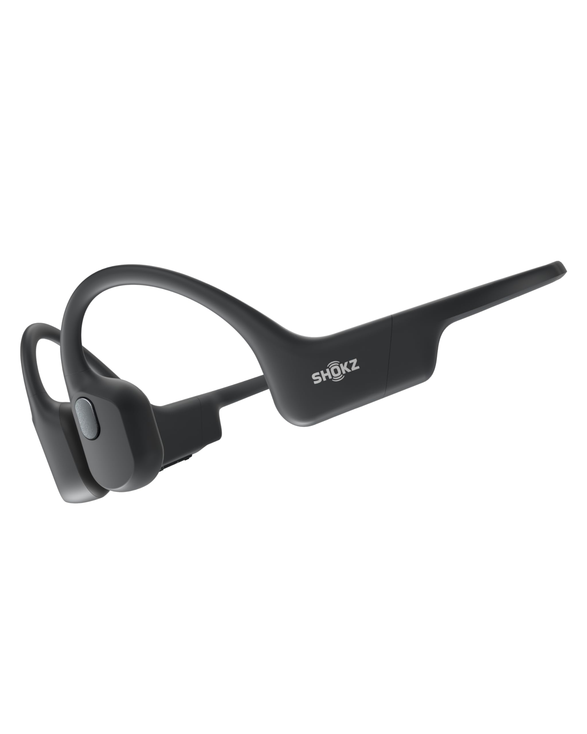 SHOKZ OpenRun Casque à Conduction osseuse, écouteurs Bluetooth Oreilles Libres pour Le Sport avec Micro, Casque sans Fil étanche IP67, 8 Heures d’auto