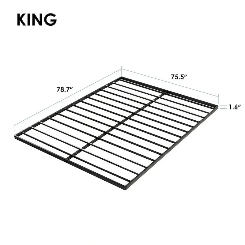 Planchette de lit en métal de 4 cm pour sommier de lit par Crown Comfort