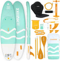 HUIIKE Paddle Gonflable Adulte avec Accessoires Inclus, Pagaie, Ailerons, Pompe. Planche de Stand Up Paddle Grande Stabilité et Résistance. 305 x 84 x 15 cm, Jusqu'à 130 kg