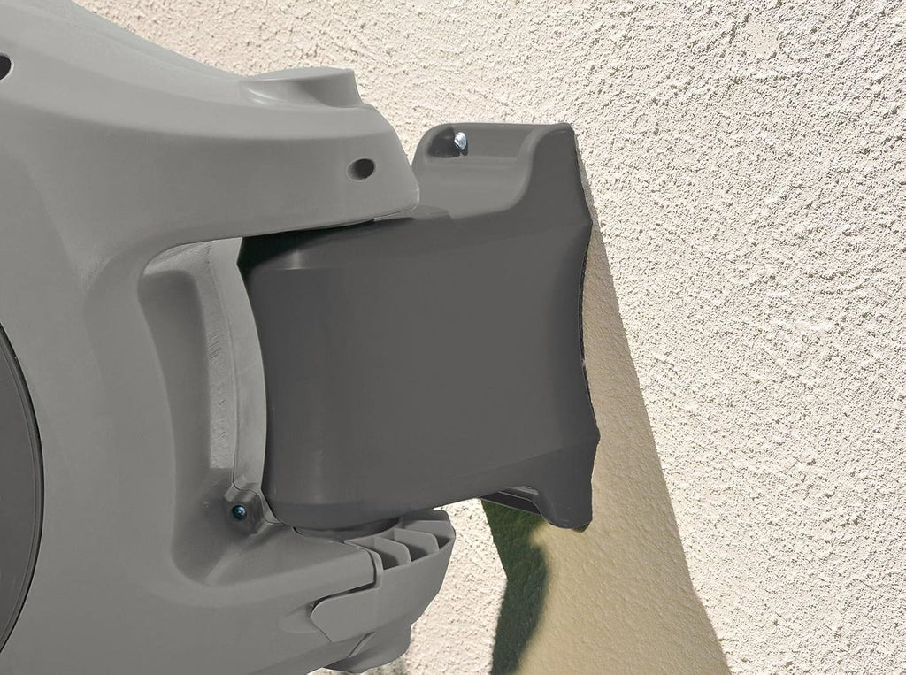 Hozelock Dévidoir Mural FlowMax AutoReel Gros débit avec Tuyau de 30m 25970000