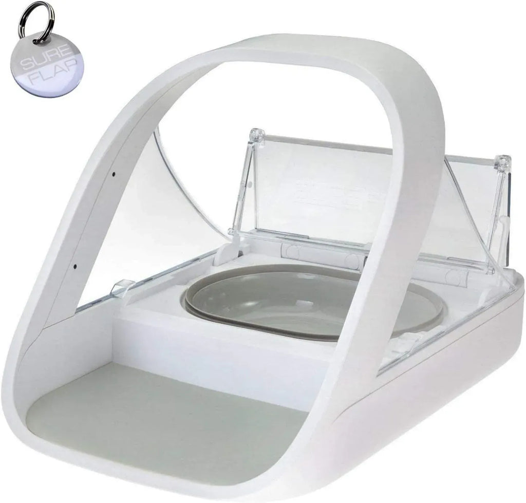Distributeur automatique de nourriture pour animaux - distributeur à puce électronique MPF001 - pour aliments humides et secs - serviette pour animaux eOutletDeals offerte