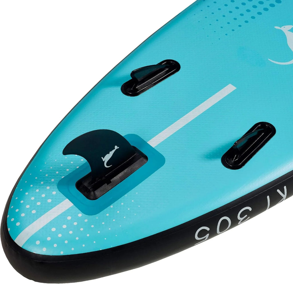 Kangui - Stand up Paddle 305cm Sup Gonflable + pagaie + Sac à Dos + Pompe Haute Pression + Leash + kit de réparation - TIKI