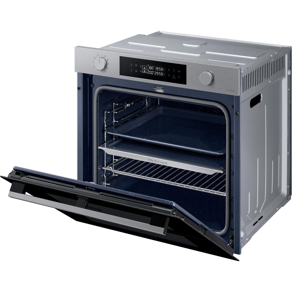 SAMSUNG Four encastrable pyrolyse NV7B45305AS dual cook flex,76 litres, wifi