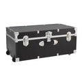 Seward Rover Valise 76 cm à roulettes avec serrure, noire : Rangement de camping à roulettes, MDF et acier, capacité de 27,2 kg