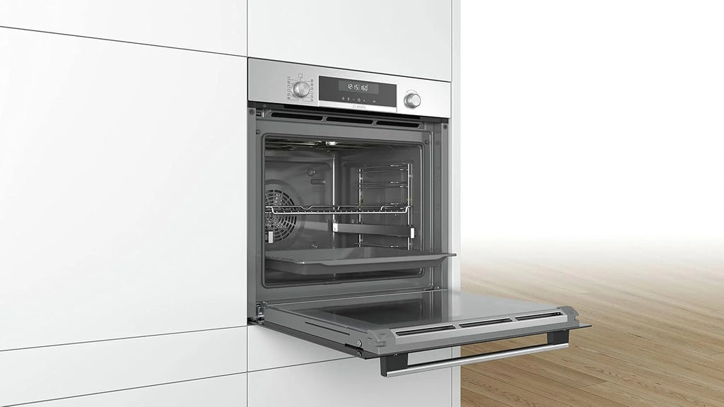Bosch HBG5780S0 - Série 6, Four encastrable - Multi-fonctions - Pyrolyse - Grande capacité de 71 L - 3600 W - Inox