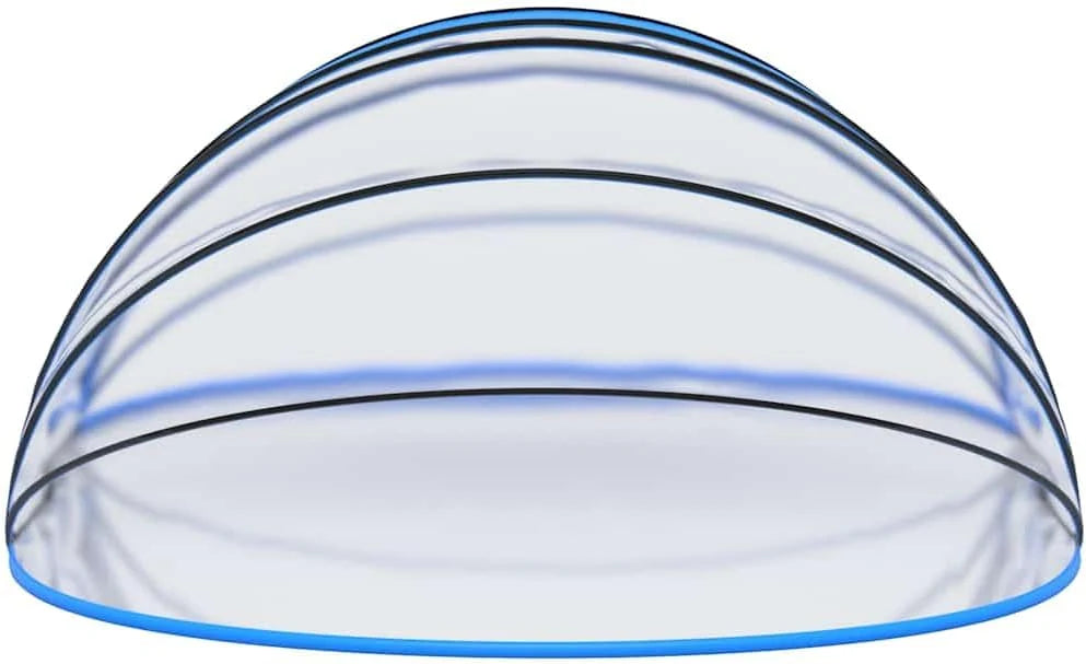 vidaXL Dôme de Piscine Ovale Couverture de Piscine Pavillon de Piscine Tente de Piscine Jardin Extérieur Arrière-Cour 620x410x210 cm