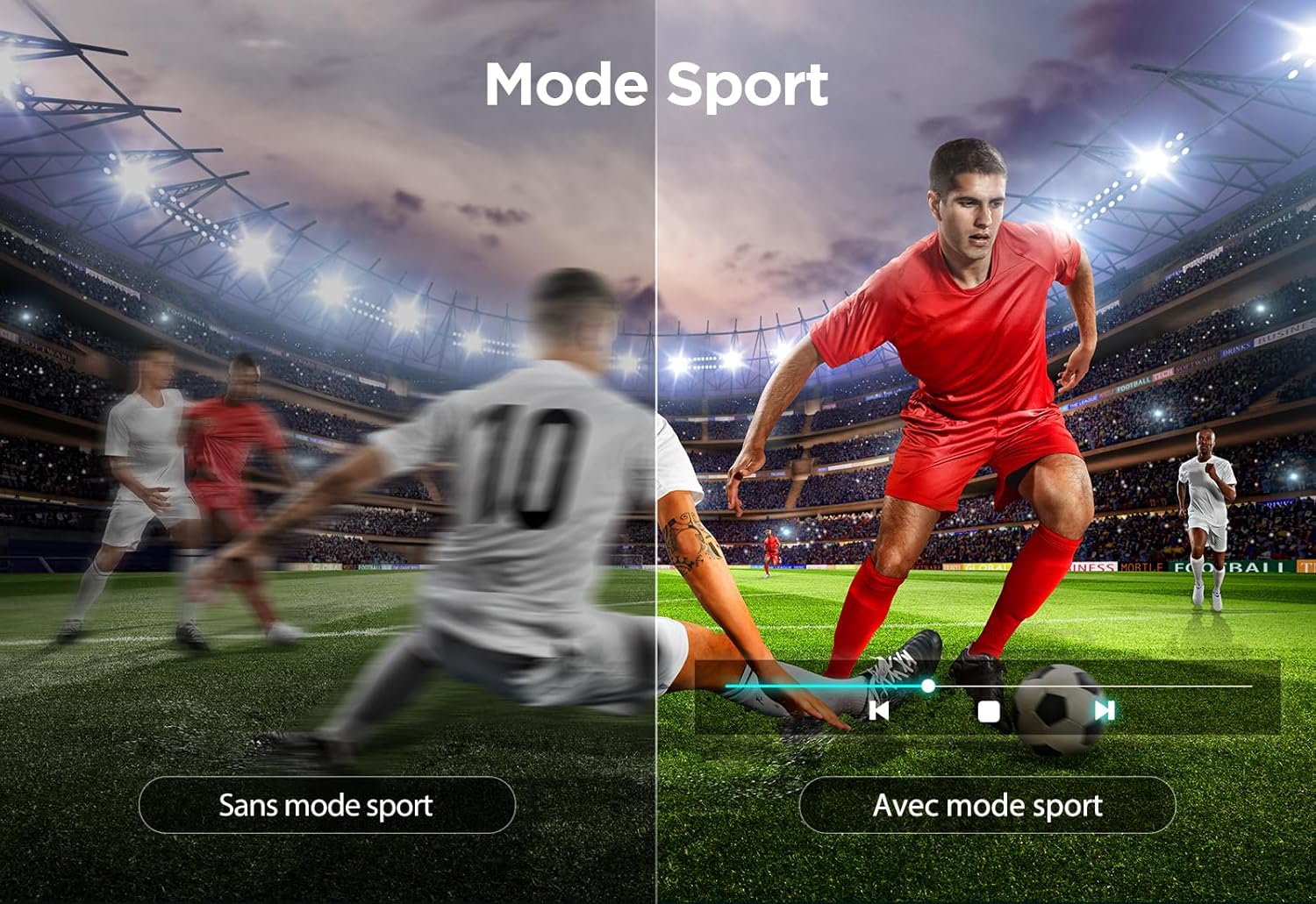 TCL TV QLED 4K 139 cm 55T8B - QLED Pro - 144Hz - Google TV [Classe énergétique E]