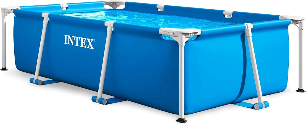 Intex Piscine Metal Frame Junior rectangulaire Tubulaire (l) 2,20 x (l) 1,50 x (h) 0,60m