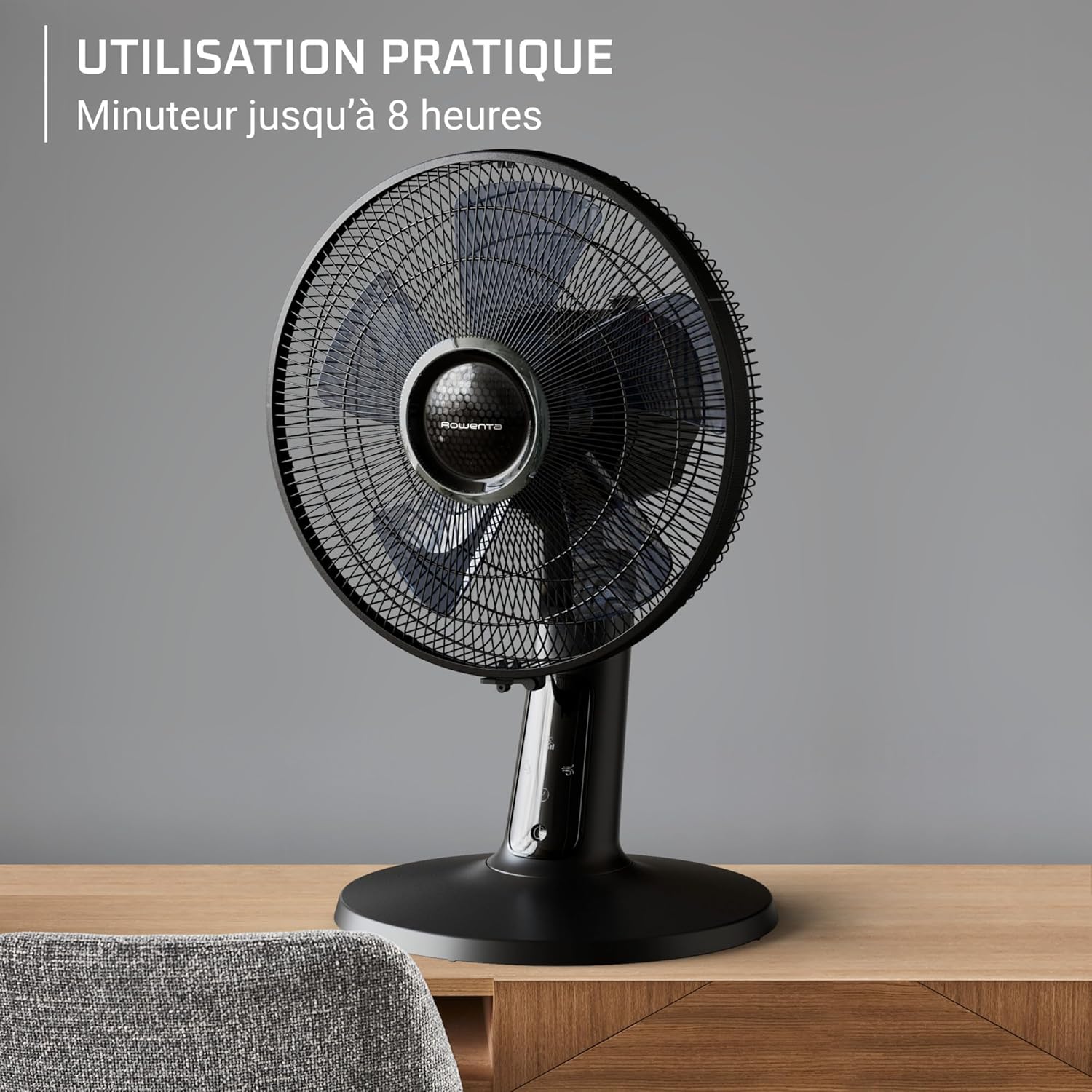 Rowenta Turbo Silence Extreme +, Ventilateur de table, Rafraîchissement intense, Silencieux, Économies d'énergie, VU2750F0