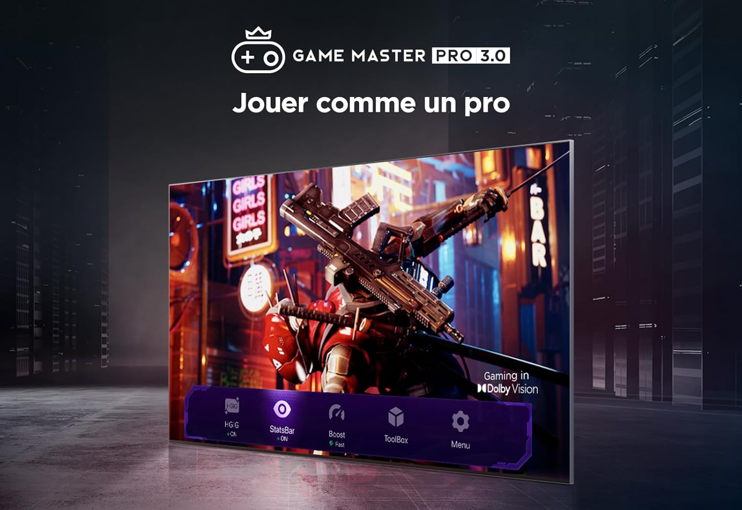 TCL TV QLED 4K 139 cm 55T8B - QLED Pro - 144Hz - Google TV [Classe énergétique E]
