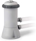 Intex Pompe filtrante à cartouche transparente Krystal - Système de filtration à cartouche de piscine - Gris - 900 L/H