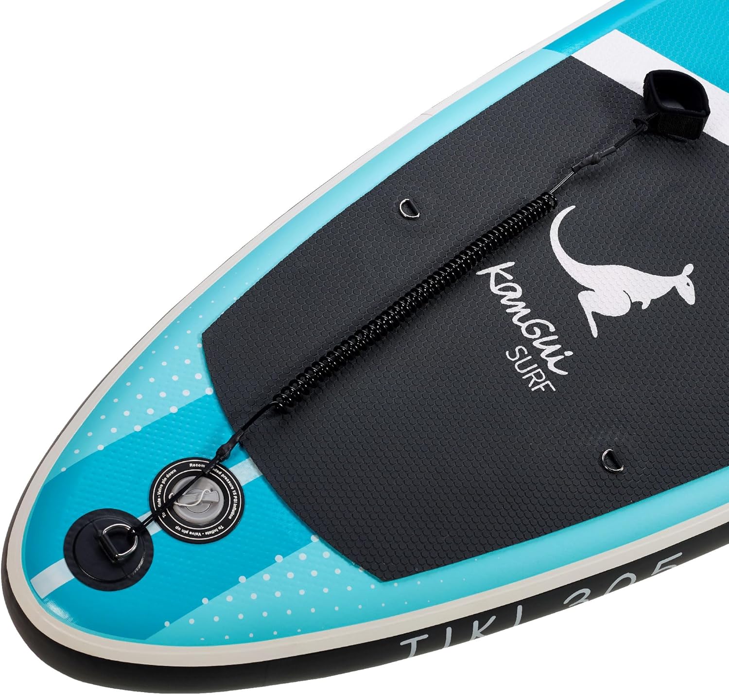 Kangui - Stand up Paddle 305cm Sup Gonflable + pagaie + Sac à Dos + Pompe Haute Pression + Leash + kit de réparation - TIKI