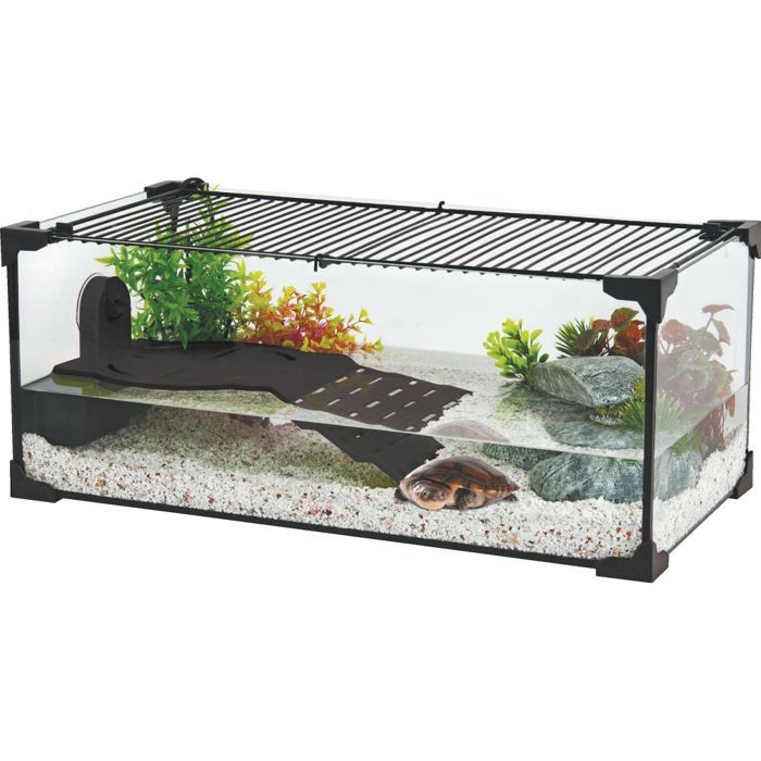 Terrarium tortue Karapas Terra 100 Pro noir - Zolux Noir