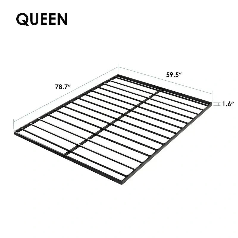 Planchette de lit en métal de 4 cm pour sommier de lit par Crown Comfort