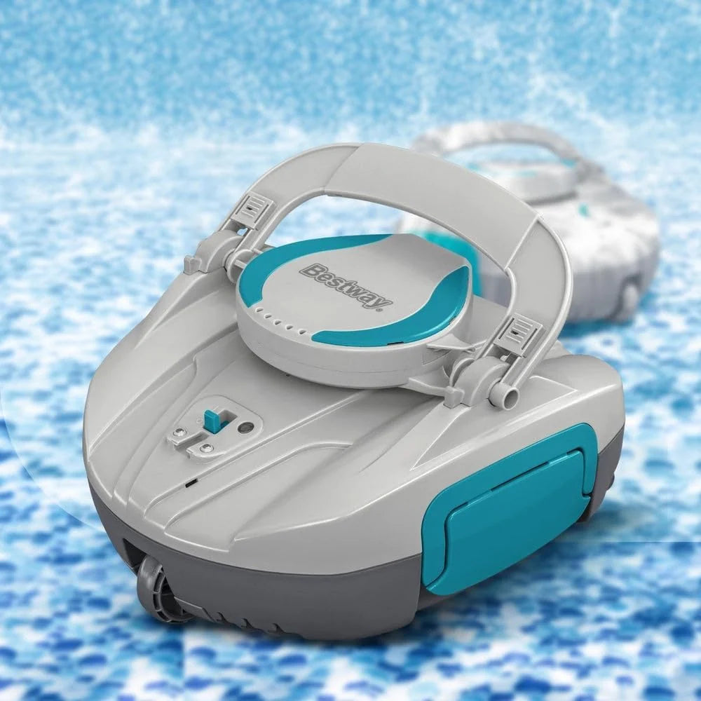 Bestway Robot aspirateur de Piscine Automatique AquaTronix G100-27 cm x 24,4 cm x 15,5 cm - Gris/Vert