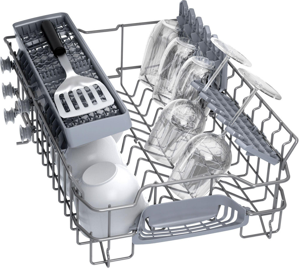 Bosch SPS2HKI58E, Série 2, Lave-vaisselle pose-libre, 45 cm, 10 couverts, Home connect, Inox